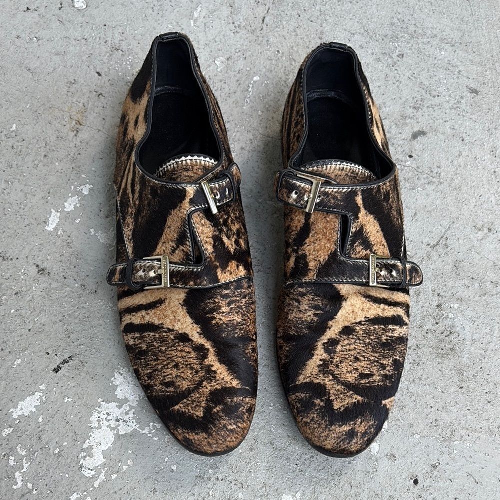Sergio Rossi pony hair shoes
